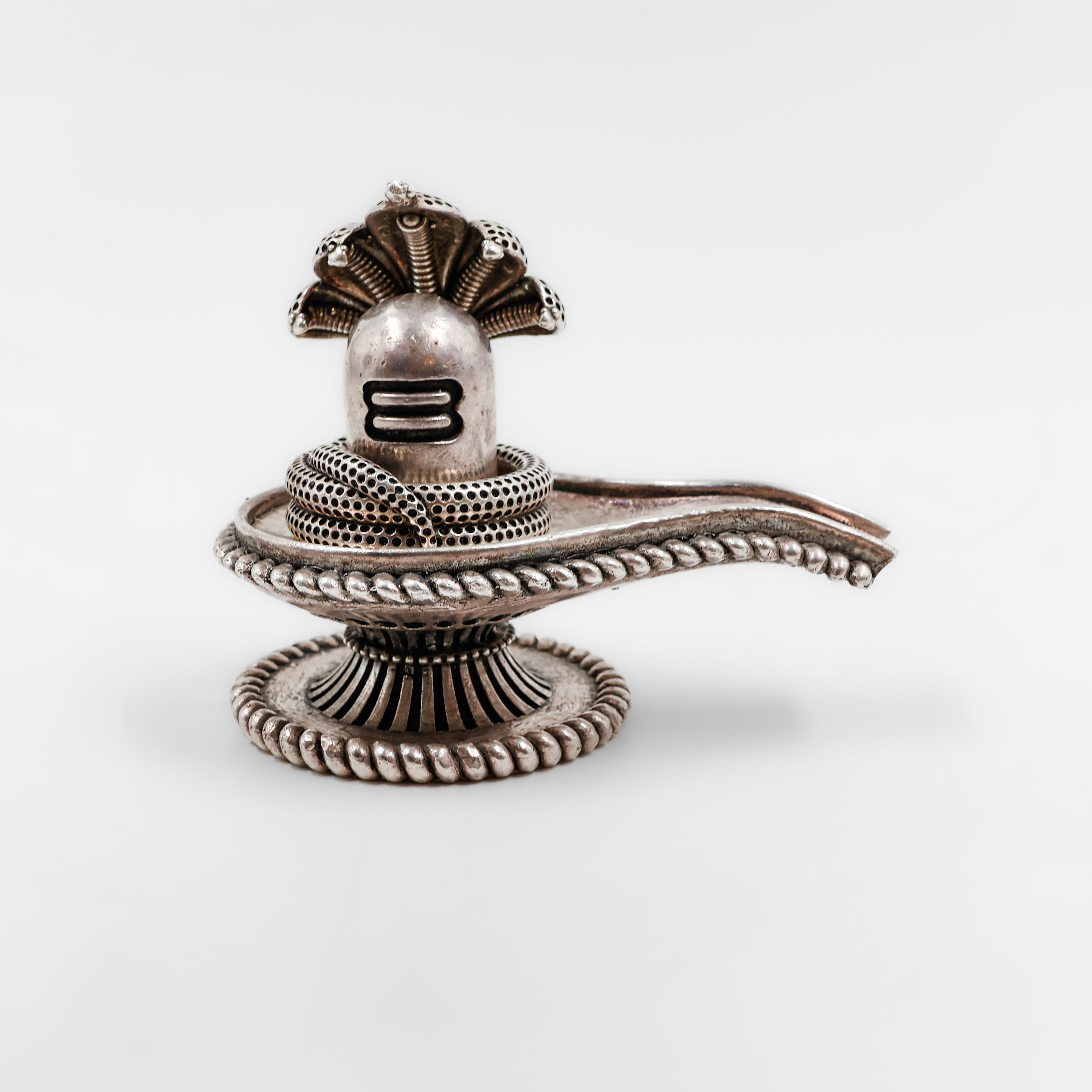 Shiv Ling With Punch Mukhi Naag